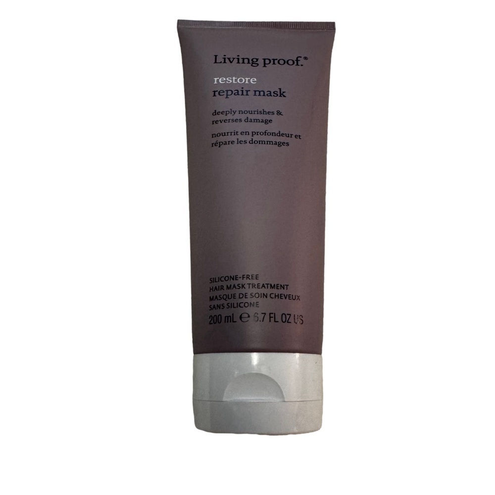 Living Proof Restore Hair Mask 6.7 Fl OZ repairs dry damaged hair in 5 minutes